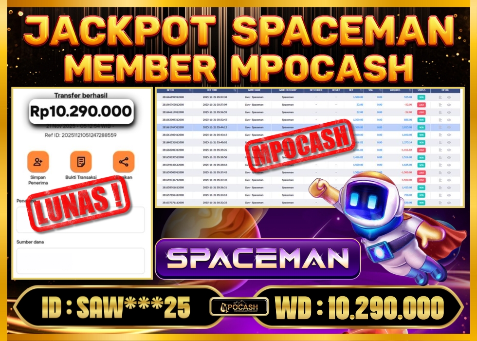 MPOCASH JACKPOT SPACEMAN